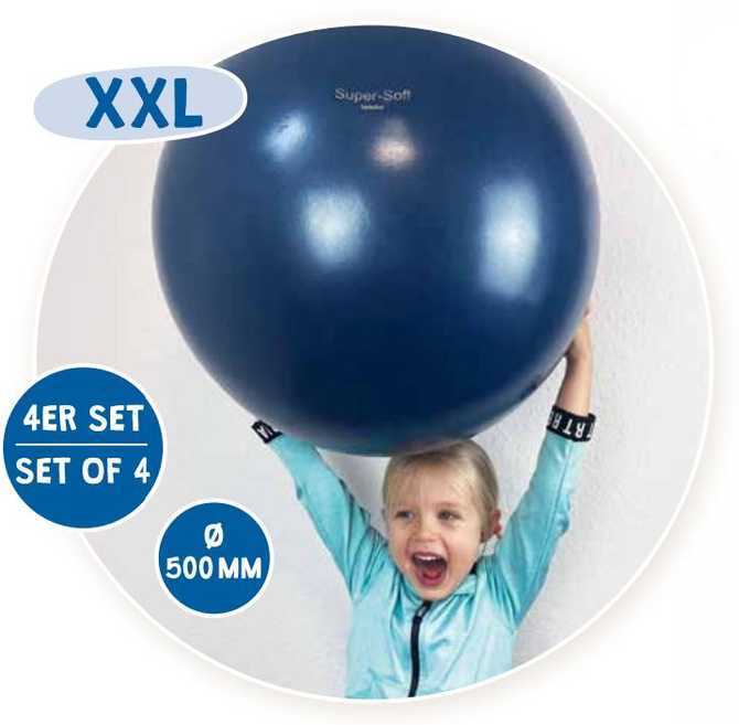 Maxi-Softball, 50cm, 4er Set