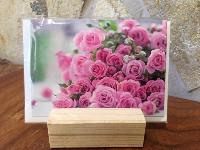 Midi-Doppelkarte: Rosen