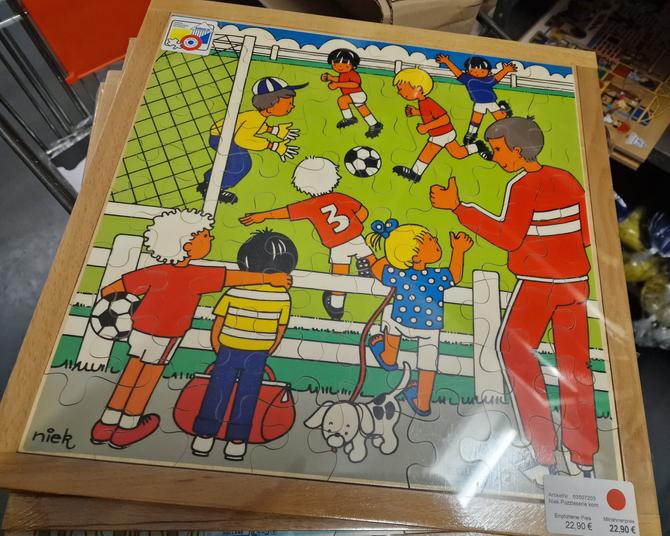 Holzpuzzle groß "Fußball" ...von Educo!