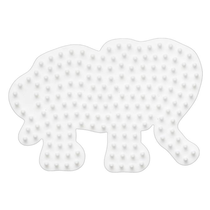 Stiftplatte Midi für Bügelperlen, "Kleiner Elefant"