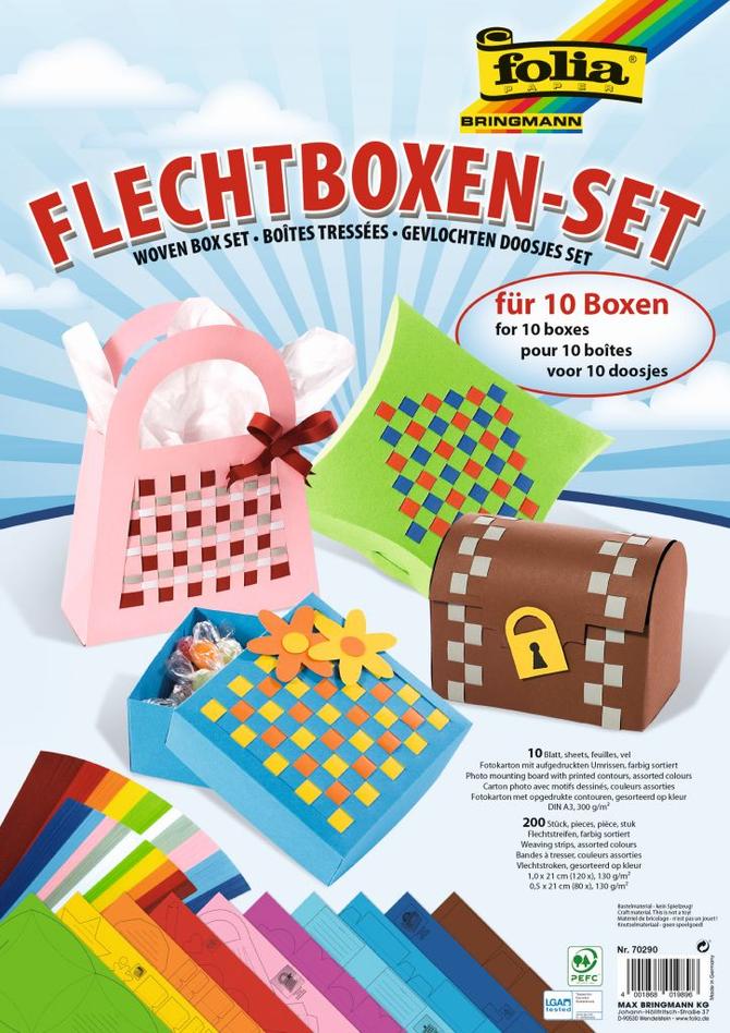 Flechtboxen-Set GANZJAHR für 10 Boxen