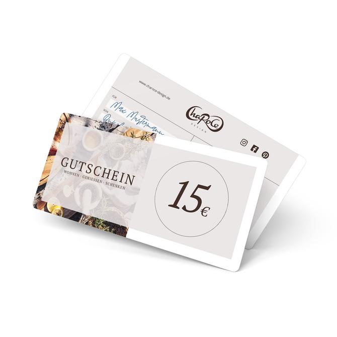 Geschenkgutschein über 15 Euro