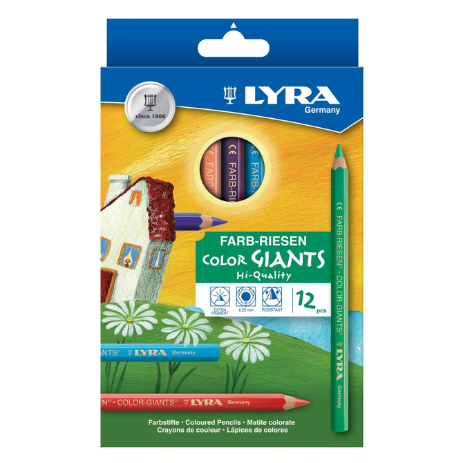 LYRA Farb-Riesen® Color Giants, 12er Packung sortiert