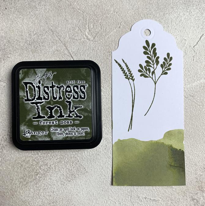 Tim Holtz Distress Ink Tusche Stempelkissen, forest moss, 7,5x7,5 cm