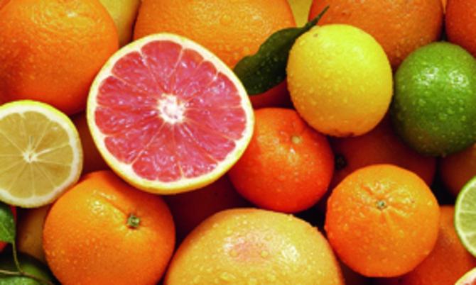 Transparentpapier FRUITS & FLOWERS "Zitrusfrüchte"﻿, 115 g/m², 50,5 x 70 cm