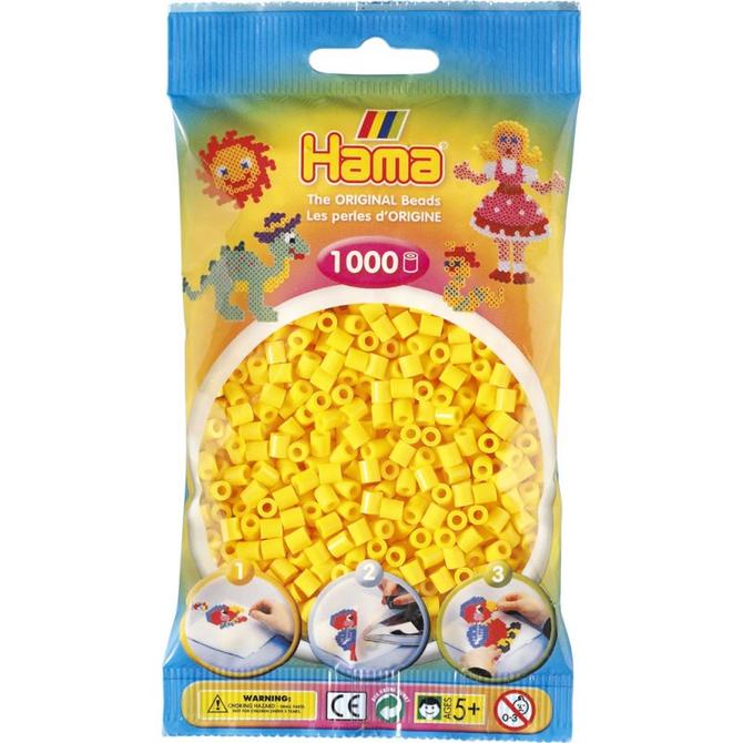 Hama 1000 Midi Bügelperlen - Gelb