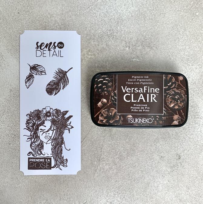 Versafine Clair Pigmenttintenkissen, "Pinecone ",3,5x7,5cm,