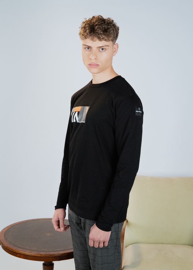 Longsleeve Xavier - schwarz