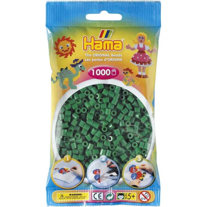 Hama 1000 Midi Bügelperlen - Grün