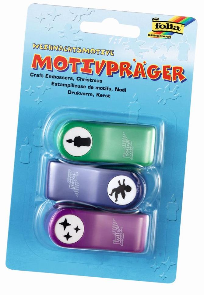 Motivpräger WEIHNACHTSMOTIVE - Set 2, à 15 mm