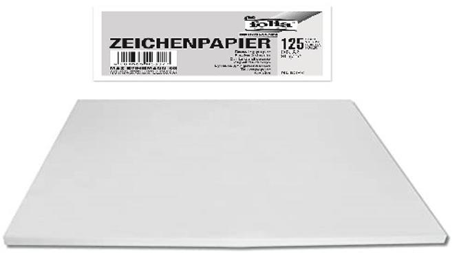 Zeichenpapier 90 g/m², DIN A2, holz- und chlorfreies Malpapier