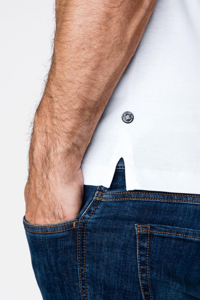 Jersey T-Shirt, Weiß