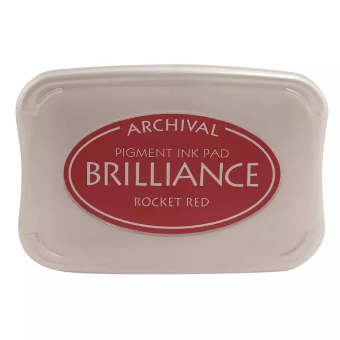 Brilliance Pigment Stempelkissen "rocket red" 6,5x9,5cm