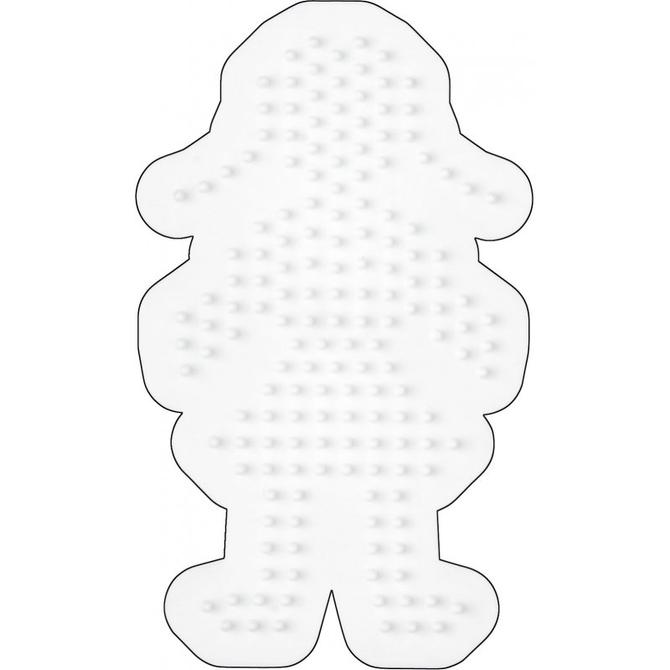 Stiftplatte Midi für Bügelperlen, "Mädchen"