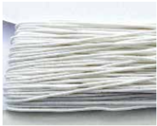 Gummikordel, 1 mm, 25 m Spule