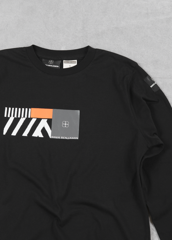 Longsleeve Xavier - schwarz