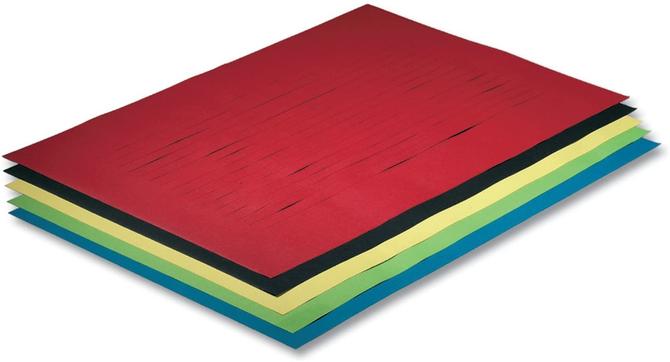 Riesenflechtblätter 130 g/m², 35 x 50 cm 10 Paar, farbig sortiert