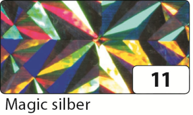 Holographische Folie selbstklebend, 40 cm x 1 m Rolle, verschiedene Farben/Muster