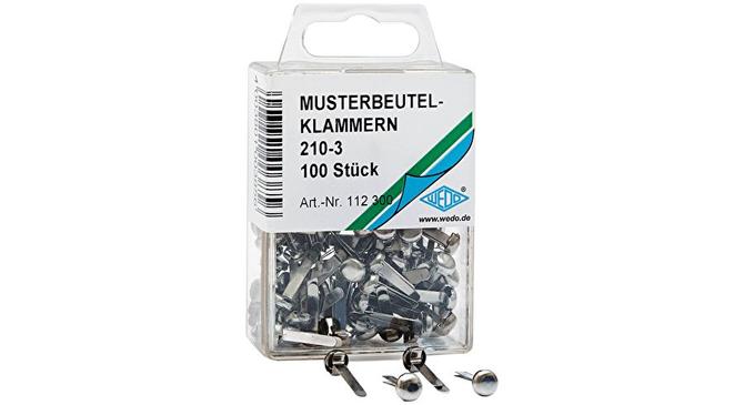 Rundkopfklammern, verzinkt, 100-Stück-Packung