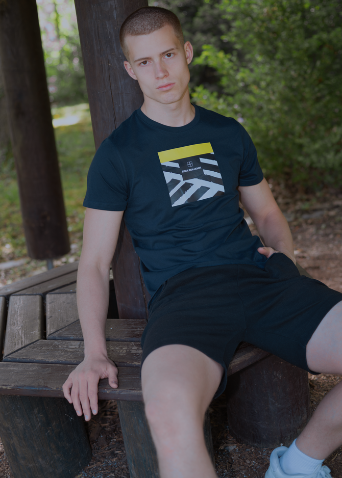 T-Shirt David - dunkelblau