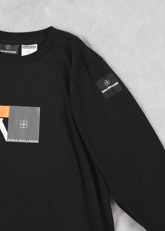 Longsleeve Xavier - schwarz