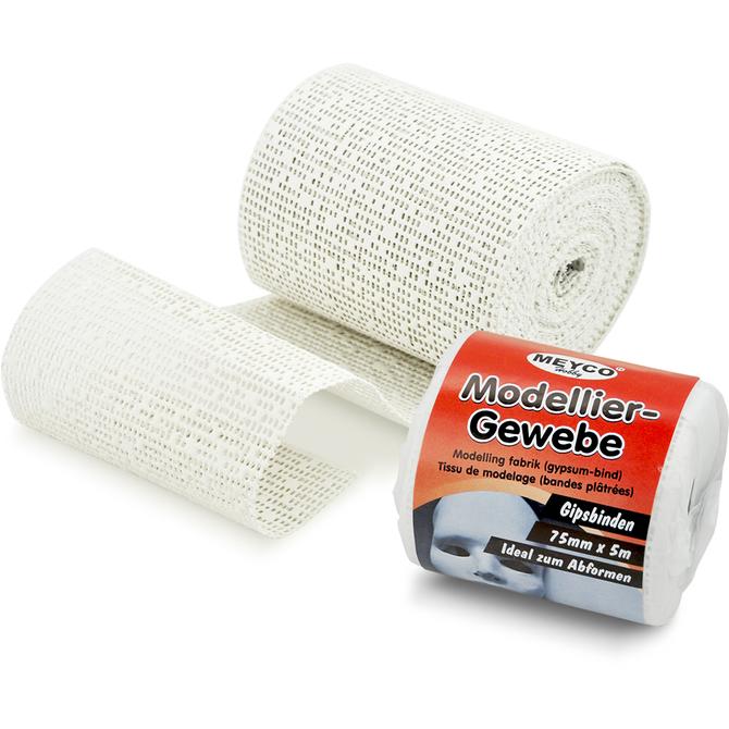 Modelliergewebe – Gipsbinden,  2 verschiedene Größen