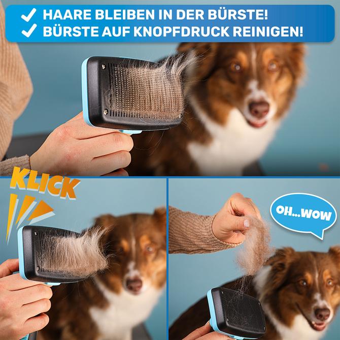 "ZupfZeug 2.0" selbstreinigende Zupfbürste klein