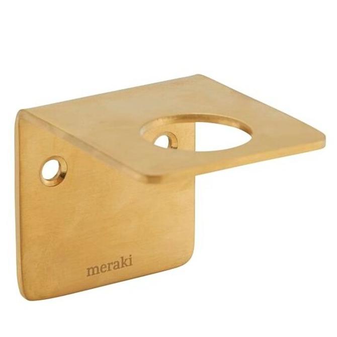 Wandhalterung mit mattem Messing-Finish von Meraki