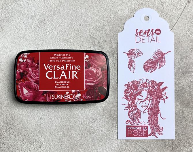 Versafine Clair Pigmenttintenkissen, " glamorous  ",3,5x7,5cm,