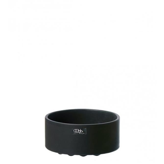 Wave Keramikschale "Stack" in matt und schwarz von OOHH