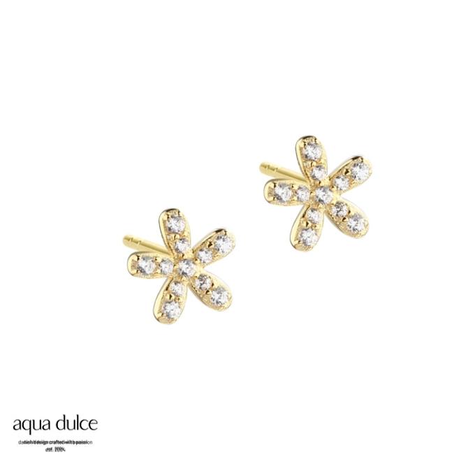 Aqua Dulce  DARLING FLOWER EARSTUDS 5690