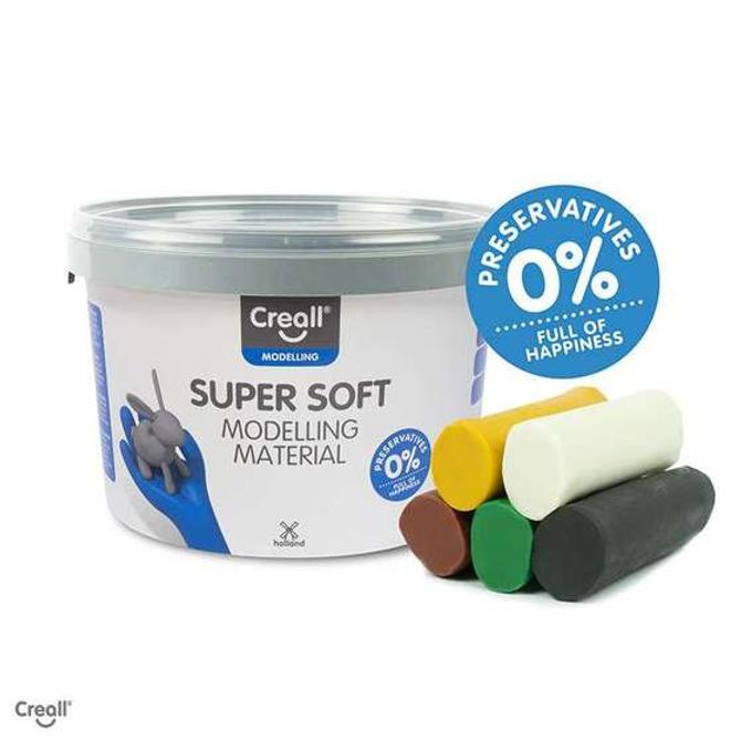 Creall Super Soft, 1750 g, farbig sortiert