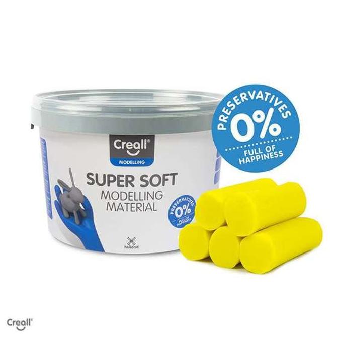 Creall Super Soft, 1750 g, gelb