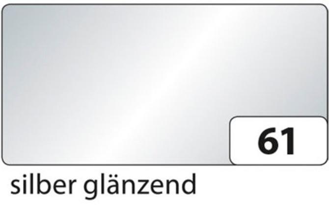 Fotokarton 300 g/m², 50 x 70 cm,10 Bogen, silber glänzend