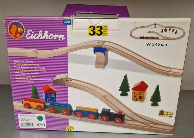 Holzbahn mit Überfahrt ...von Eichhorn