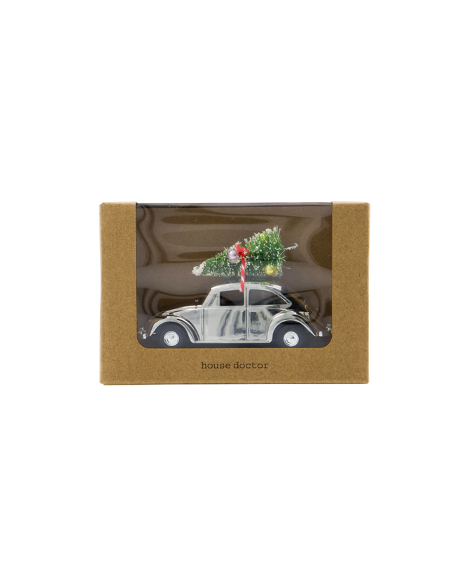 Xmas Mini Car silberfarbend von House Doctor