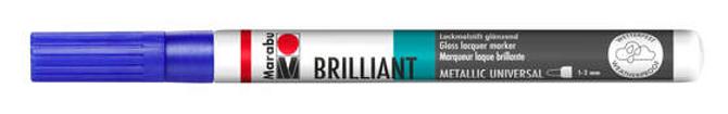 Marabu Brilliant Painter (Lackmalstift), 1-2 mm,  metallic violett