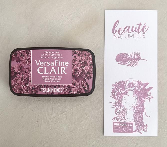 Versafine Clair Pigmenttintenkissen, "Hawthorn Rose", 3,5x7,5cm,