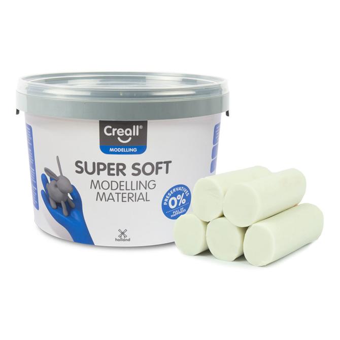 Creall Supersoft Knete, 1750g,  weiss