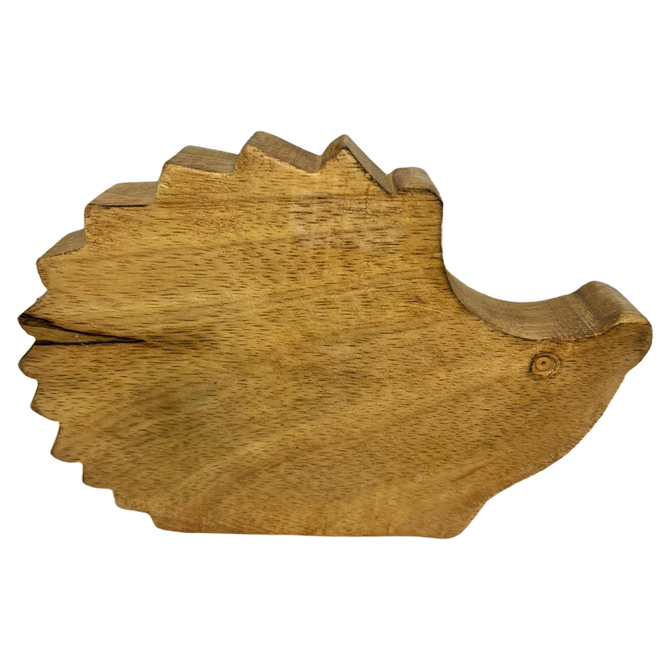Igel aus Holz Naturbelassen in Eigenproduktion