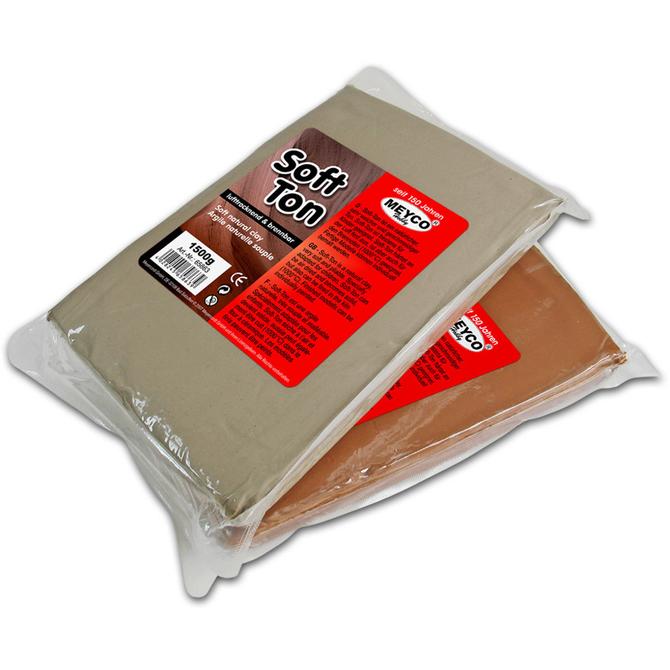 Soft-Ton - Lufttrocknende Modelliermasse, terracotta, 1.500g