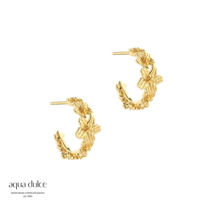 Aqua Dulce  JASMIN SMALL HOOPS 5886