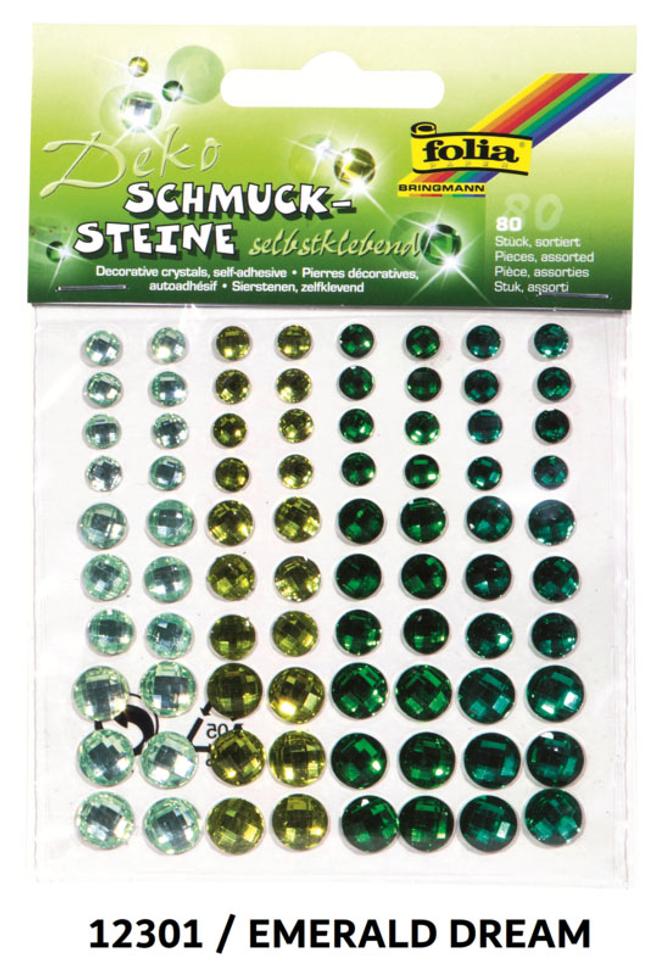 Schmucksteine selbstklebend, verschiedene Motive