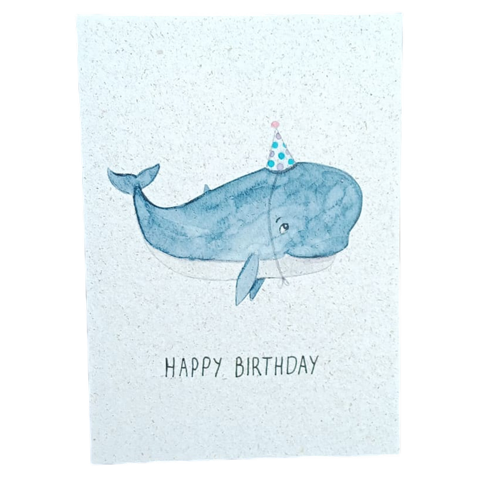 Postkarte "Happy Birthday Wal"