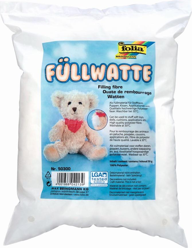 Füllwatte, 50g, weiß