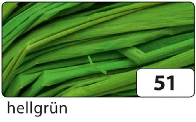 Raffia-Naturbast, 50 g, 1 Bündel, hellgrün