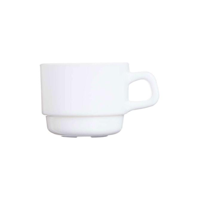 Arcopal weiß - Tasse, 19 cl