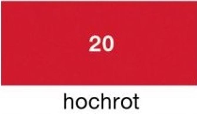 Tonkarton 220 g/m², 50 x 70 cm, 10 Bogen, hochrot
