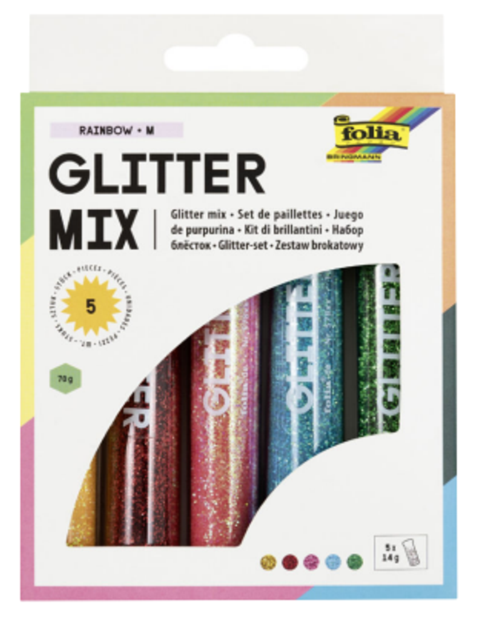 GLITTER MIX "RAINBOW M" ...better with Glitter !