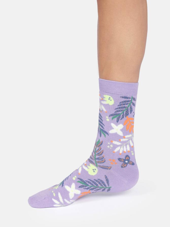 Thought WOMENS SUMMER LEAVES BAMBOO CREW SOCKS